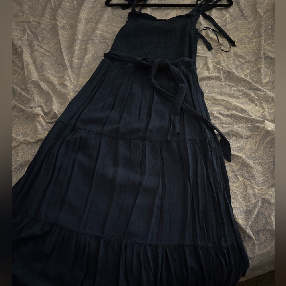 Lucky Brand Dark Blue Maxi Dress